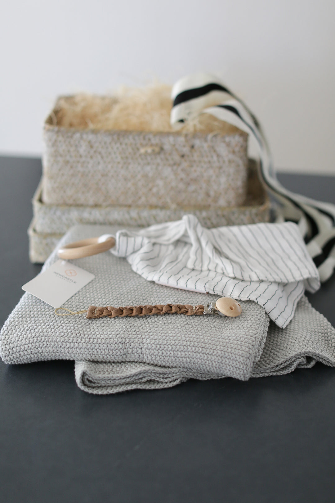 Made with 100% natural breathable cotton, this blanket is perfect for keeping baby comfortable all year round.
