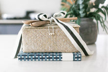 Load image into Gallery viewer, Realtor closing gift: Show your appreciation with this thoughtful basket! Heirloom recipes, reusable basket, and cloth napkins - a gift they&#39;ll cherish. Mercy Forest Co. takes the hassle out of gifting so you can focus on the impact.