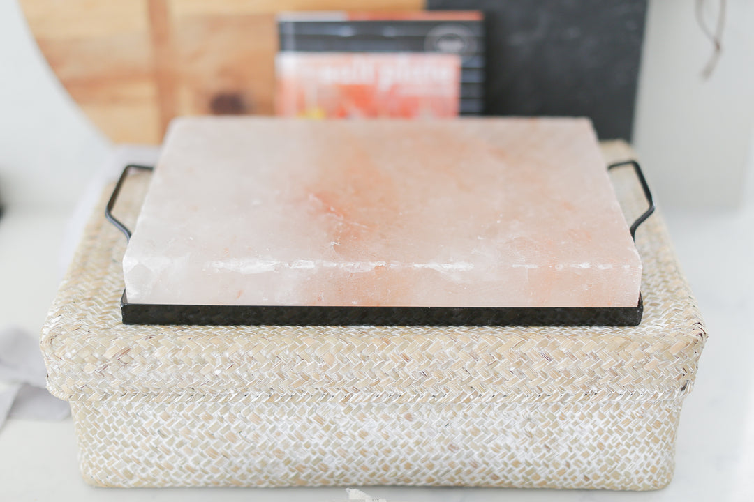 Himalayan Salt Block Plate, Cooking, Gift, Curated Gift Box, Ready To Ship Gifts, New homeowner, Real-estate Gifting, Client Gifts, Realtor Gift