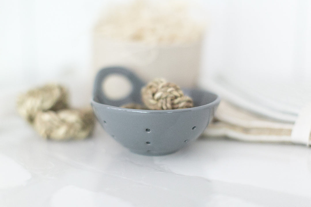 Mercy Forest Co. gift box with berry bowl and napkin rings