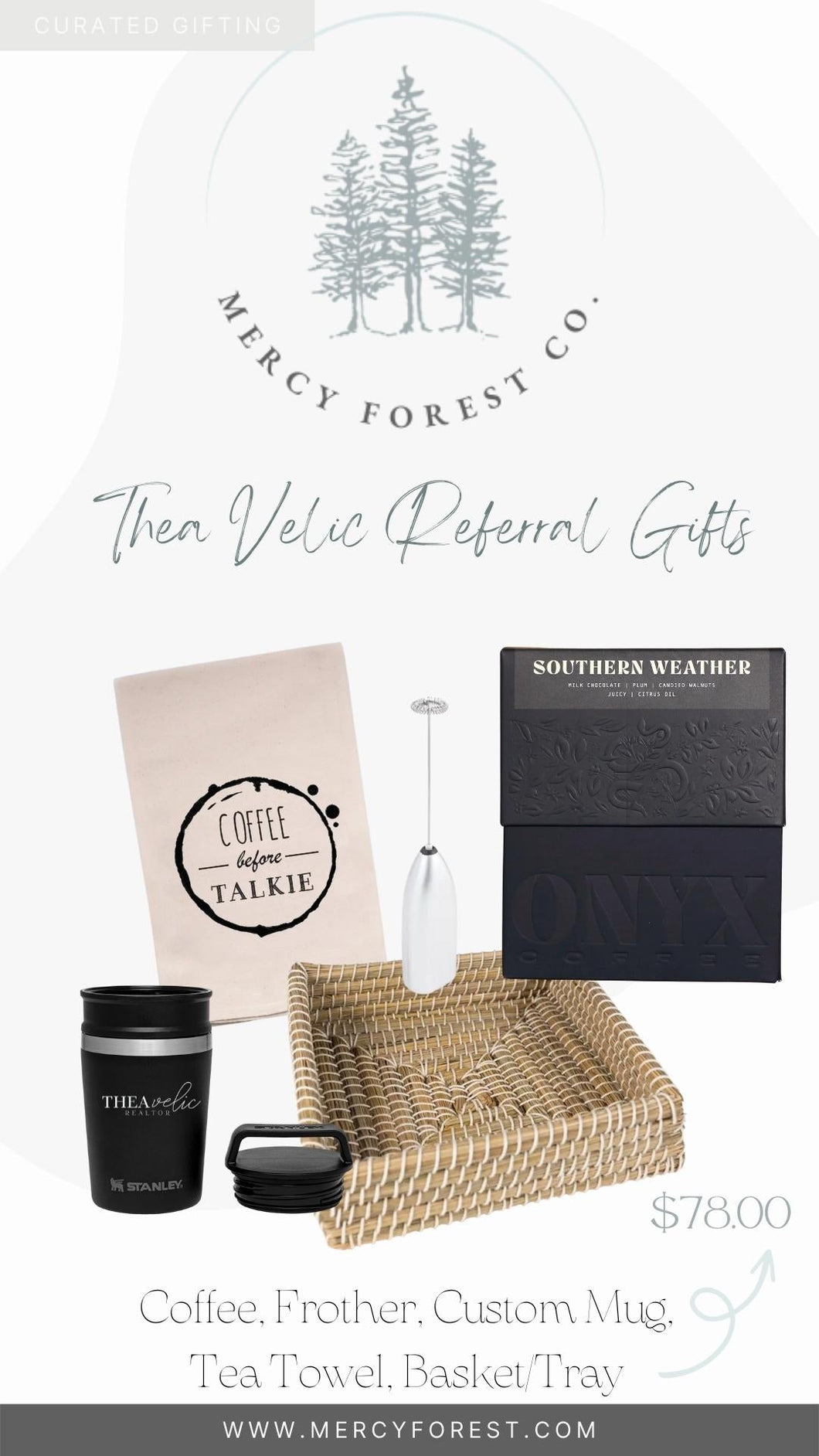 Thea Velic Realty - Custom Referral Gift Box (invoice)
