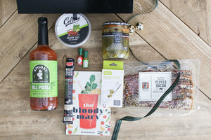 Custom curated bloody mary ingredients gift box